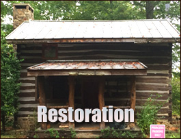Historic Log Cabin Restoration  Hammondsville, Ohio